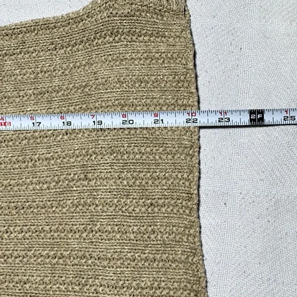 Ralph Lauren Mulberry Silk Knit Sweater Womens Medium Brown Elbow‎ Patch Luxury - Picture 7 of 9